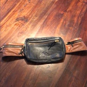 Leather locally made fanny pack